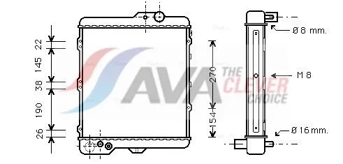 Radiator, engine cooling
