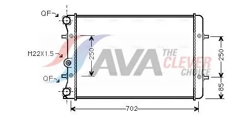 Radiator, engine cooling