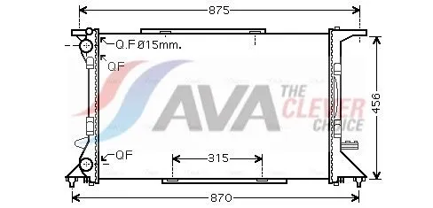 Radiator, engine cooling