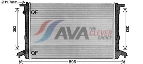 Radiator, engine cooling
