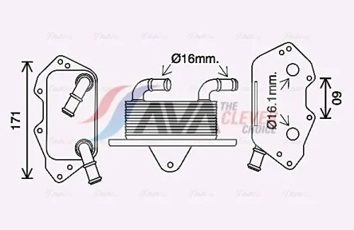 Oil Cooler, engine oil
