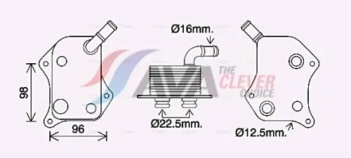 Oil Cooler, engine oil