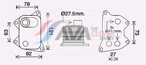 Oil Cooler, engine oil