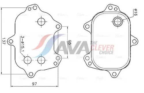 Oil Cooler, engine oil