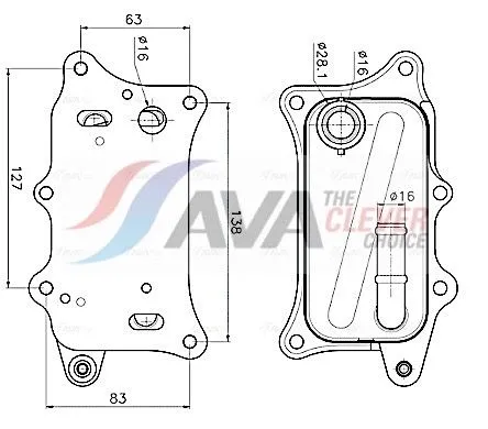 Oil Cooler, engine oil