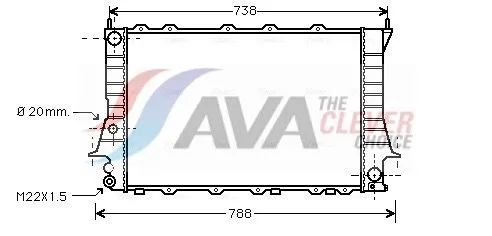 Radiator, engine cooling