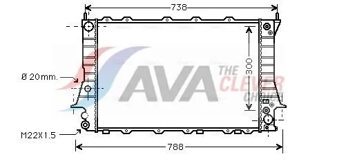 Radiator, engine cooling