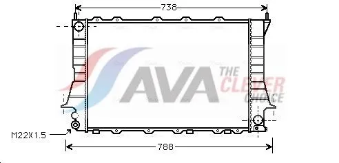 Radiator, engine cooling