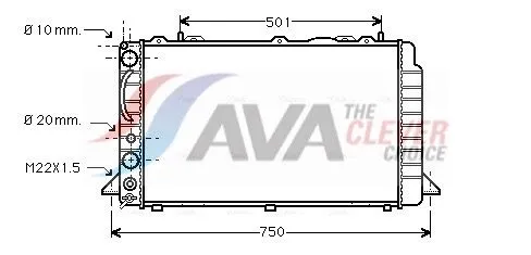 Radiator, engine cooling