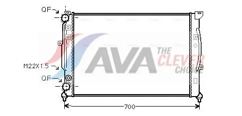 Radiator, engine cooling