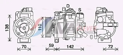 Compressor, air conditioning