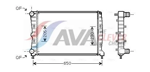 Radiator, engine cooling
