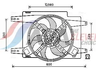 Fan, engine cooling