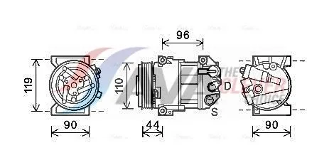 Compressor, air conditioning