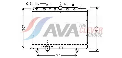 Radiator, engine cooling