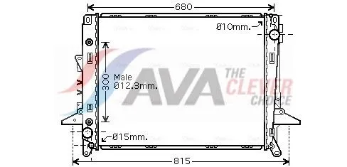 Radiator, engine cooling