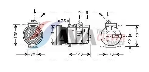 Compressor, air conditioning
