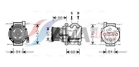 Compressor, air conditioning