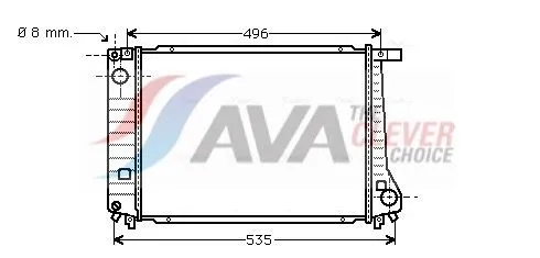 Radiator, engine cooling