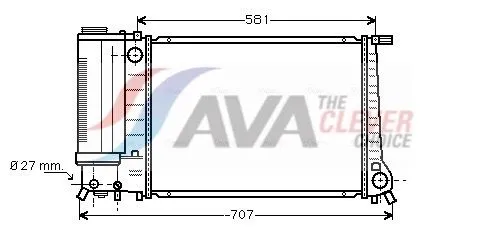 Radiator, engine cooling