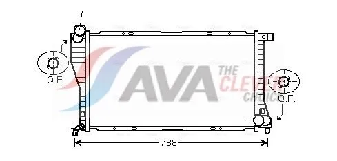 Radiator, engine cooling