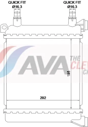 Radiator, engine cooling