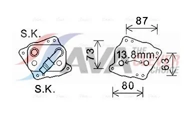 Oil Cooler, engine oil