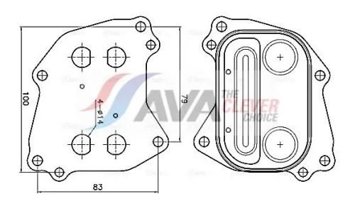 Oil Cooler, engine oil
