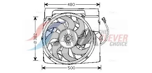 Fan, engine cooling