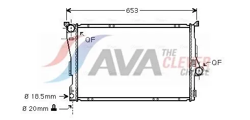 Radiator, engine cooling