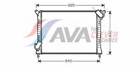 Radiator, engine cooling