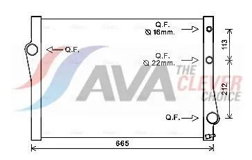 Radiator, engine cooling