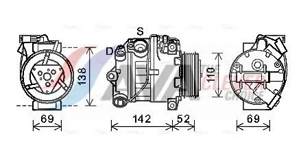 Compressor, air conditioning