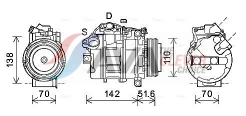 Compressor, air conditioning
