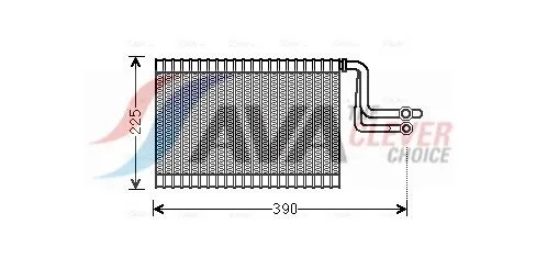 Evaporator, air conditioning