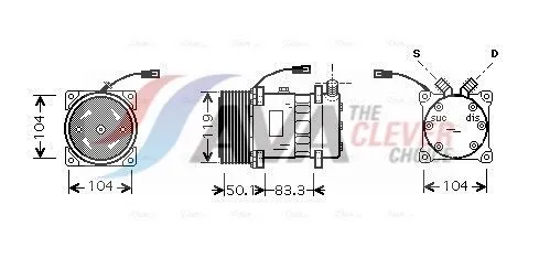 Compressor, air conditioning