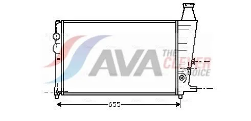 Radiator, engine cooling