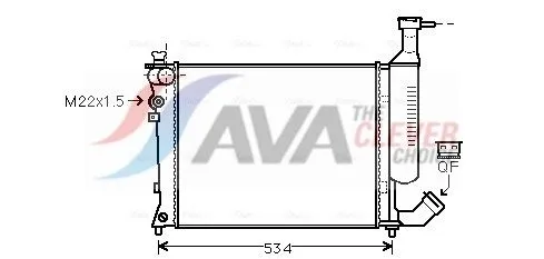 Radiator, engine cooling