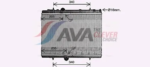 Radiator, engine cooling