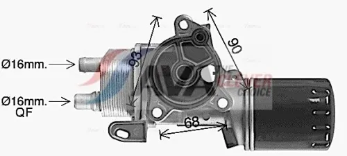Oil Cooler, engine oil
