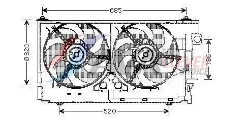 Fan, engine cooling