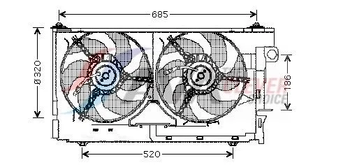 Fan, engine cooling