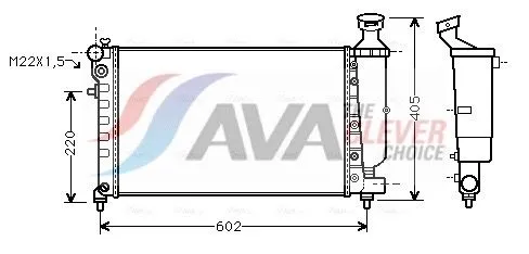 Radiator, engine cooling
