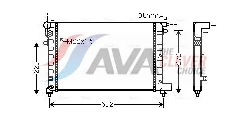 Radiator, engine cooling
