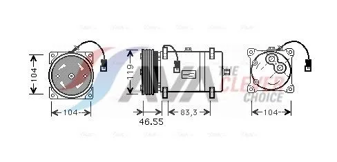 Compressor, air conditioning