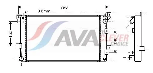 Radiator, engine cooling