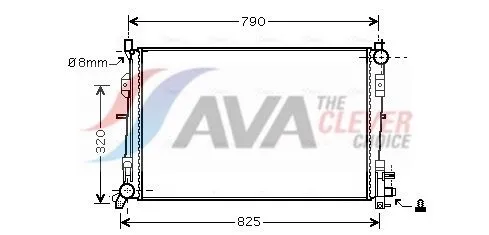 Radiator, engine cooling