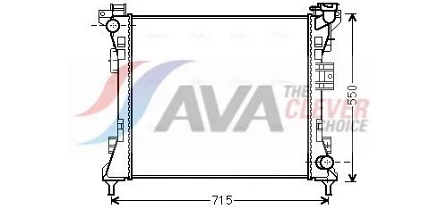 Radiator, engine cooling