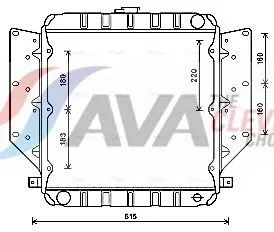 Radiator, engine cooling