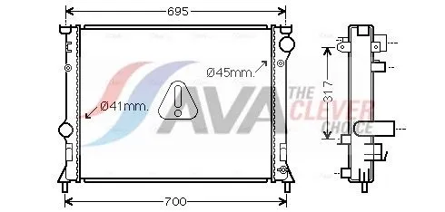 Radiator, engine cooling